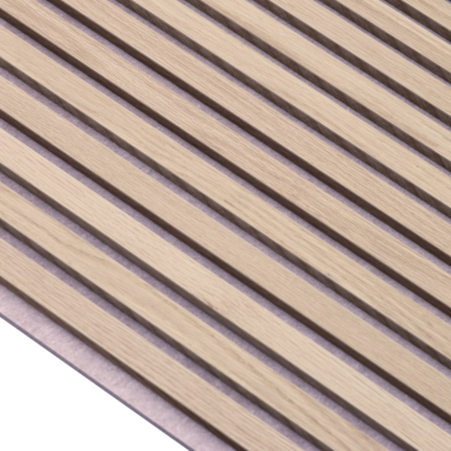 Acoustic panel - Classic oak (cream felt/brown mdf) - 260 x 60cm