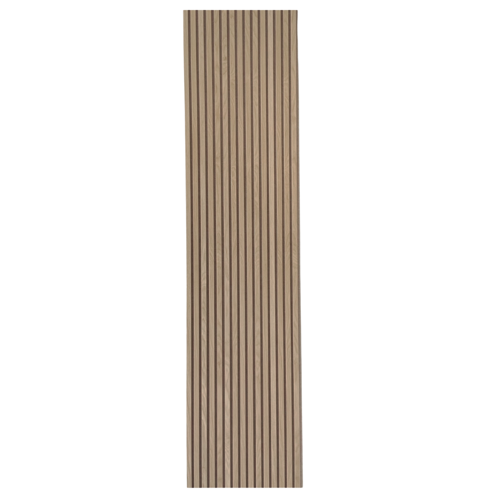 Acoustic panel - Classic oak (cream felt/brown mdf) - 260 x 60cm - Image 3