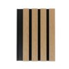 Exterior wall cladding | Oak + black | composite
